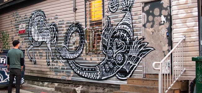 Mural at Broadway & Main by Ola Volo: Illustration Artist, Future Superstar Mural at Broadway & Main by Ola Volo: Illustration Artist, Future Superstar