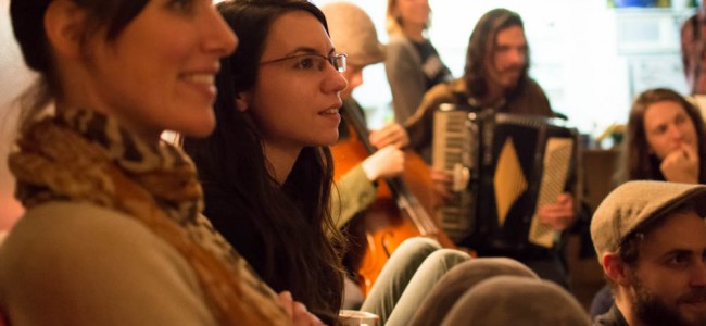 Gettin’ Cozy, Interactive, and Interpretive @ the VANDOC House Concert