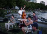 Sweet jazz tunes on a grassy knoll: Carlo Rossi Gang