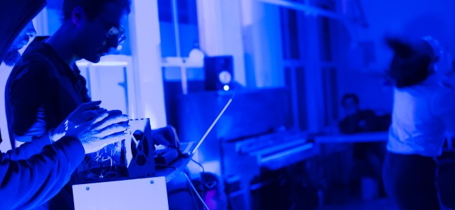 Bathed in Blue Light, Banging Steam Bathed in Blue Light, Banging Steam