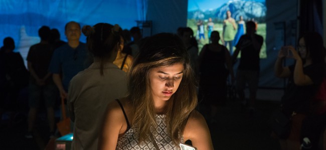 In The Media Tent In The Media Tent