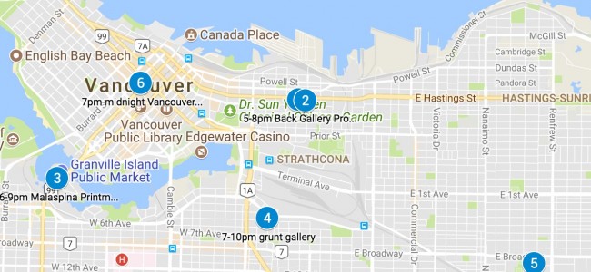 Art Map: Thurs Sep 7, 2017 Art Map: Thurs Sep 7, 2017