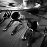 cutlery on Feast table
