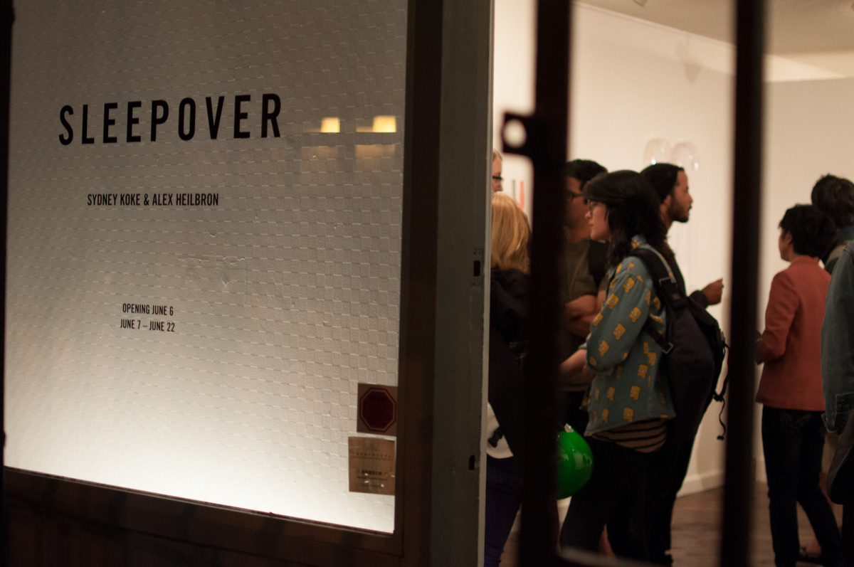 Sleepover at Positive Negative gallery