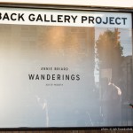 Annie Briard's Wanderings, curated by Black and Yellow, at Back Gallery Project, Vancouver BC, 2013, photo by Ash Tanasiychuk for VANDOCUMENT