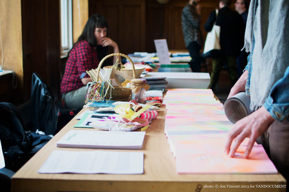 Vancouver Art Book Fair 2013 at Vancouver Art Gallery. Photo by Jon Vincent for VANDOCUMENT