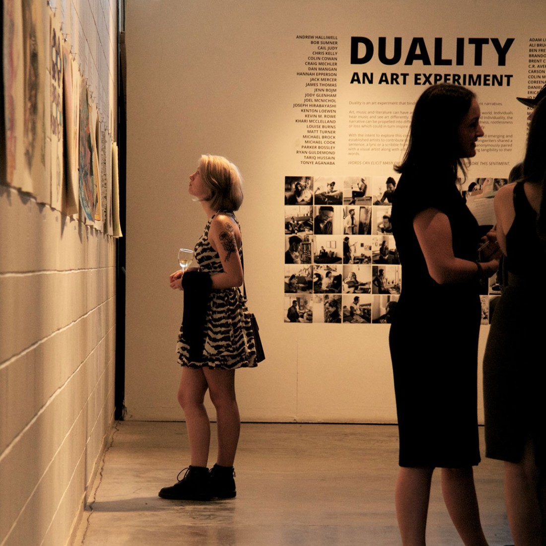 Duality: An Art Experiment at East Van Studios, Vancouver BC, 2014. Photo by Ravi Gill for VANDOCUMENT