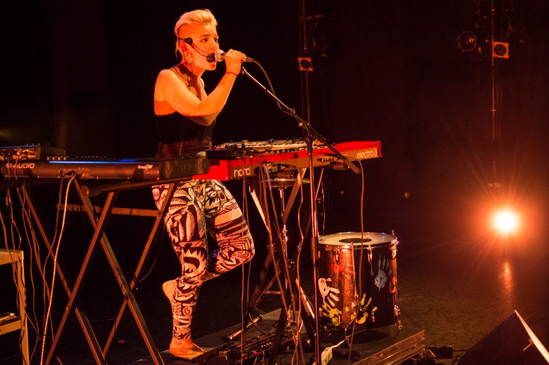 Chersea performing at 2013 LAUNCH Festival, SFU Woodwards, Vancouver BC. Photo by Ash Tanasiychuk