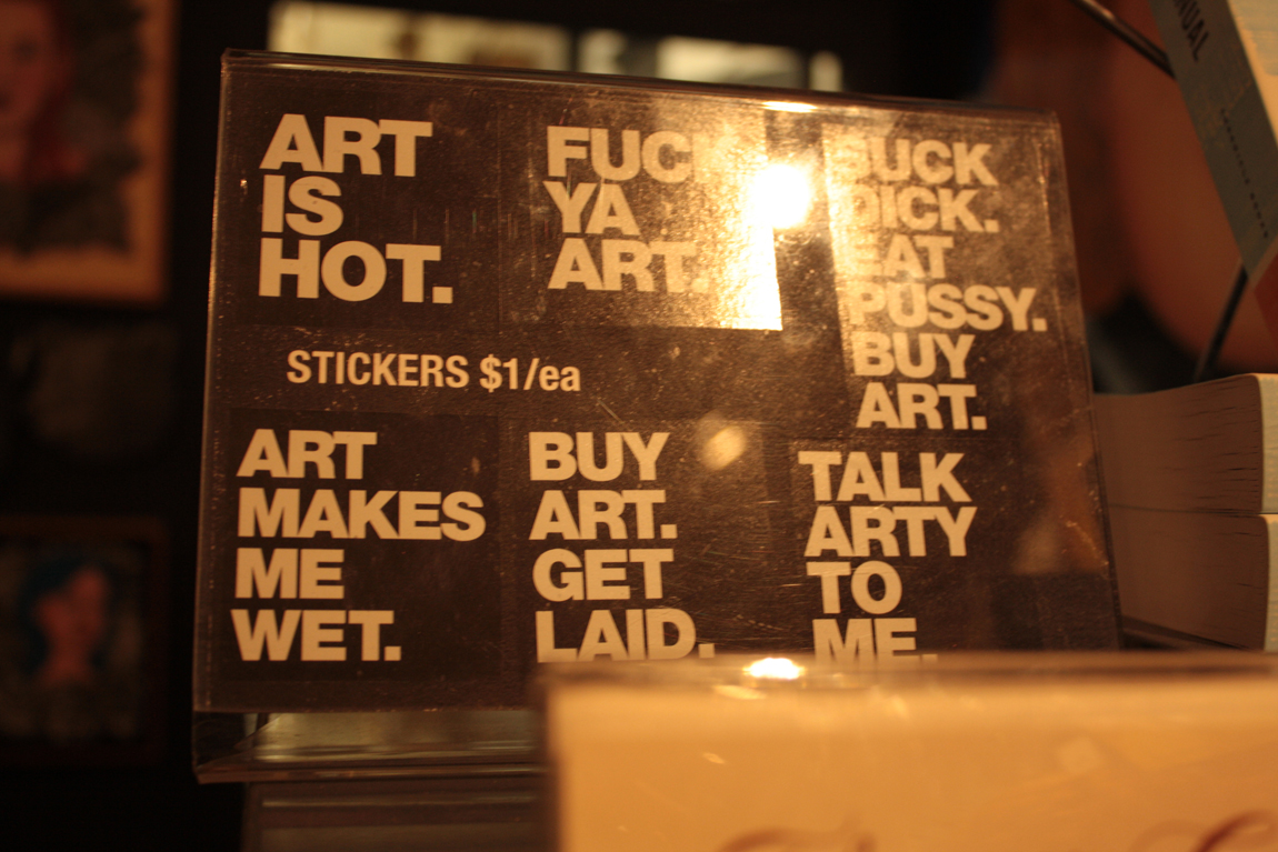 Revenge of the Art Show at Hot Art Wet City, Vancouver BC, 2014. Photo by Jen Kennedy for VANDOCUMENT