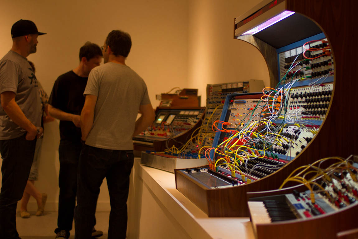 The Pioneering Work of Donald Buchla @ VIVO / Gallery 1965 at New Forms Festival, Vancouver BC, 2013. Photo by Alan Derksen for VANDOCUMENT