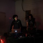 DJ furiousgreencloud & VJ Hot Jupiter @ Red Gate Arts Society. Photo by Andi Icaza-Largaespada
