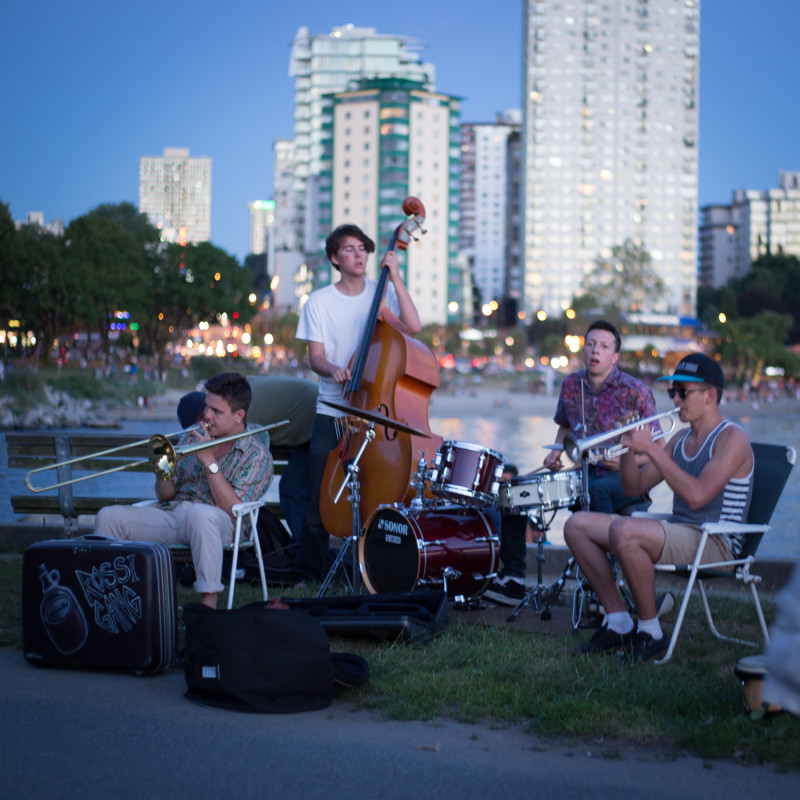 Carlo Rossi Gang at Beach Avenue, Vancouver BC 2014. Photo by Carlo Rossi Gang for VANDOCUMENT
