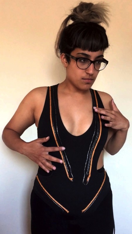 Bhumber in the prototypical bodysuit